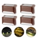 thumbnail image 1 of piezas de luces solares de paso Luces LED solares Camino Escalera Luz exterior Lámpara de paso Valla Pared Paisaje Lámpara solar BANYUO Hogar, 1 of 3