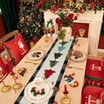 thumbnail image 6 of Grrvtrz 72x13inches Christmas Tablecloth Christmas Table Flag Waterproofs Decoration Coffee Table Long Tablecloth Christmas Decoration Supplies,Holiday Products,Christmas Decorations, 6 of 6
