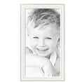 thumbnail image 2 of ArtToFrames 21" x 40" Majestic White Picture Frame, 21x40 inch Silver Wood Poster Frame (WOM-5198),  Pack, 2 of 7