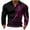 Hot Pink C, variant on Stamzod Men's Fashion Oversized Shirt Fashion Strip Printed Turndown Long Sleeve Shirt Casual Gym Shirts Men Workout Hot Pink C L
