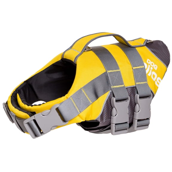Helios Splash-Explore Outer Performance 3M Reflective and Adjustable Buoyant Dog Harness and Life Jacket