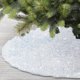 thumbnail image 1 of Falda de árbol de Navidad SY Super Bang con lentejuelas de color blanco colorido, 1 of 8