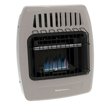 Kozy World Blue Flame Propane Natural Gas Vent Free Wall Heater