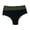 Green, variant on Gyujnb Women High Waist Color Block High Cut Bikini Panties for Stretchy Breathable Fresh Antimicrobial Daily Wear,XL