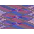 thumbnail image 1 of Ahgly Company Indoor Rectangle Patterned Medium Purple Area Rugs, 6' x 9', 1 of 6