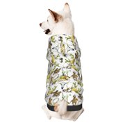 Xecao Wild West Western Pattern Sweatshirts Winter Pet Dog Hoodie Puppy Coat Dog Sweaters Dog Clothes with Hat Dog Clothes Costume Outfit,Small Pets Wear-Small