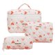 thumbnail image 1 of LUVCLS Bolsas de maquillaje de viaje Bolsa de cosméticos con lazo Bolsa de lavado portátil con cremallera, 1 of 7