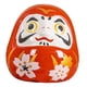thumbnail image 5 of Accesorios para muñecas Daruma japonesas, esculturas artesanales, centros de mesa versátiles, regalos Rojo, 5 of 9