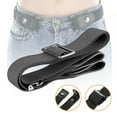 Buckleless Buckle Free Lazy Invisible Waist Belt,Women Men Simple Style