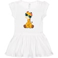 thumbnail image 3 of Inktastic Giraffe With Blue Sunglasses, Cute Giraffe Girls Baby Dress, 3 of 5
