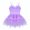 Lavender, variant on iiniim Kids Girls Spaghetti Shoulder Straps Tutu Ballet Dance Leotard Princess Ballerina Dress
