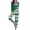 01-Green42, variant on Wxolcjlv Christmas Print Pajama Set for Women Long Sleeve Top Jogger Pant Sleepwear Nightwear