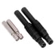 thumbnail image 3 of Cable de prueba hembra a hembra de 1 mm², cable de prueba de extensión con enchufe de contacto de latón, J.70030(NEGRO), 3 of 14