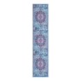 thumbnail image 3 of Unique Loom Renaissance Collection Area Rug - Roma (2' 7" x 12' Runner Light Blue/Orange), 3 of 9