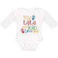 thumbnail image 3 of Inktastic Lala Lolo Loves Me Grandchild Boys or Girls Long Sleeve Baby Bodysuit, 3 of 5