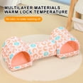 thumbnail image 6 of Guinea Pig Hideout,Guinea Pig Toys,Guinea Pig Bed Hideout Tunnel, Anti-Slip Bottom, Washable Small Animal House, Cozy Cave for Rabbits, Chinchillas, Hamsters, Ferrets(Pink), 6 of 9