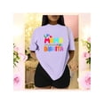 thumbnail image 1 of Camiseta La Mamá Más Bonita Día De Las Madres, regalo del Día de la Madre de la hija, camiseta para mamá Color Lila Talla Mediana Marca Emil SaEs, 1 of 4