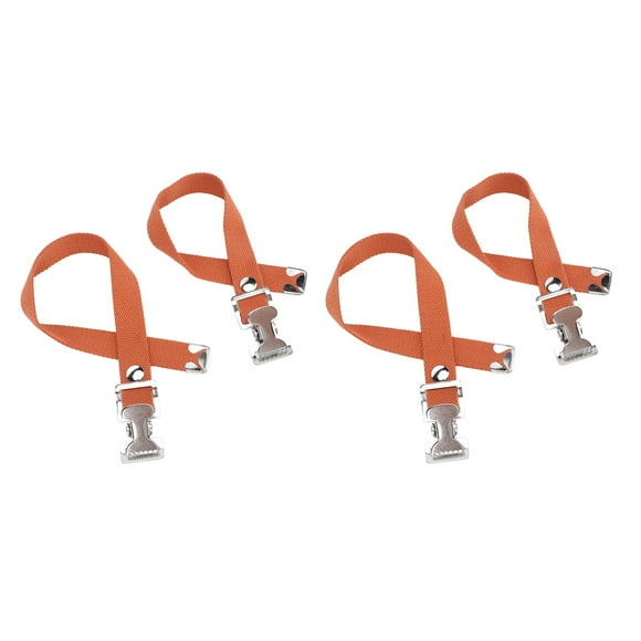 Drywall Stilts Straps, 4 PCS Drywall Stilts Leg Band Straps, Drywall Stilt Replacement Part Stilts Straps, Flexible Nylon Aluminum Alloy Buckle Adjustable Leg Fixation Strap Kit, F