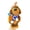 C, variant on Keychain Pendant Plush Dog Doll Charm Key Chain with Hats Sweaters Scarves Backpacks Keys Pendant Gift Accessory