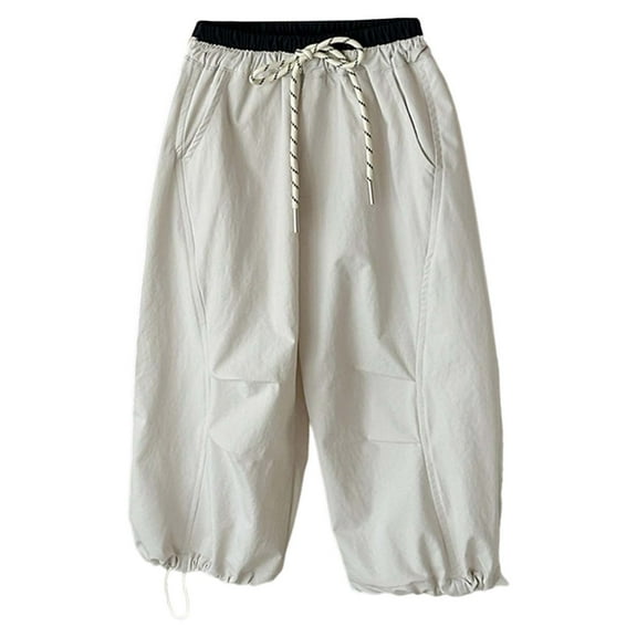 OSOLU Girls Pants Outdoor Casual Hiking Trousers For Toddlers Kids Comfortable Elastic Waist Summer Spring Playwear Comfort Dailywear, 2-3 Years