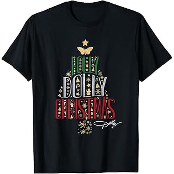 Holly Dolly Country Christmas Holiday T-Shirt