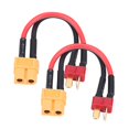 thumbnail image 3 of Converter Silicone Cables T Plug Male To Xt60 Female - Set Of 2, 3 of 5