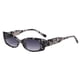 thumbnail image 2 of Gafas de sol rectangulares para mujer, estilo Retro, moda, accesorios estéticos, montura ancha, gafas , negro negro Yinane anteojos ojo de gato, 2 of 8