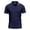 Navy, variant on Adult Men Polo T Shirts Short Sleeve Button Tees Shirt Lightweight Red T Shirts for Man