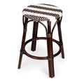 thumbnail image 1 of Butler Specialty Company Tabouret Rond en Rotin de 24 Po - Blanc et Marron, 1 of 7