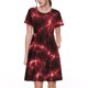 thumbnail image 1 of Disketp Red Line para Vestido de Manga Corta para Mujeres, Vestidos de Verano para Mujeres, Casual y Holgado para la Playa, 1 of 6