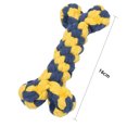 thumbnail image 2 of Pet Rope Toy Bone Shape Teeth Cleaning Interactive Dog Chew Rope Pet Bite Toy, 2 of 7