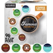 (4 pack) Keurig, Famous Favorites Variety Pack Medium Roast K-Cup Coffee Pods, 24 Count