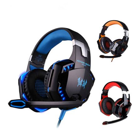 PS4 Gaming Headphones With Microphone Dazzle Lights Glow Game Music