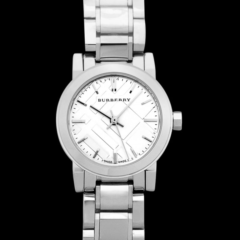 BRAND NEW Burberry The City Silver Steel Strap Women’s Watch BU9200 Burberry The City Silver Dial Stainless Steel Watch 26mm  main image 3