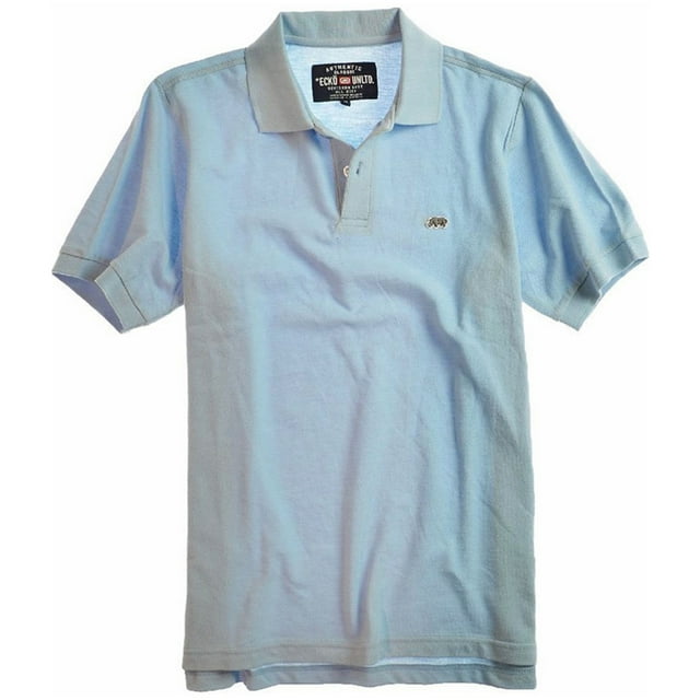Ecko Unltd. Polo de Rugby Uni pour Homme Wallburner, Bleu, Petit