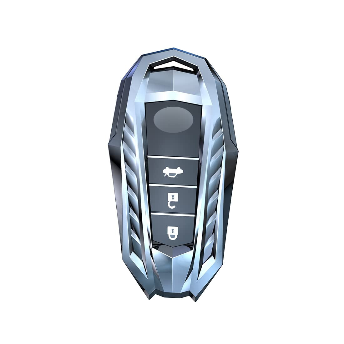 Zinc Alloy Smart Remote Key Fob Cover for Toyota RAV4 Camry Corolla Avalon C-HR Prius GT86 Highlander 2018-2022