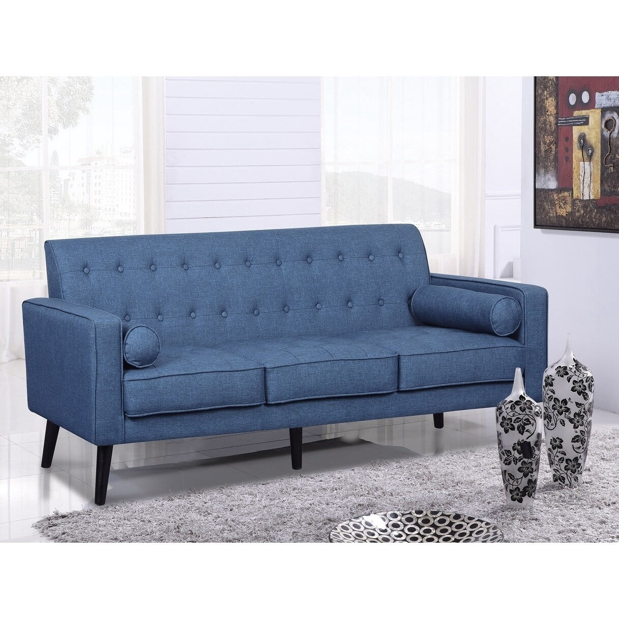 US Pride Furniture Contemporary Studded Accent Chair, C-121,C-122,C-123