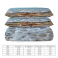 thumbnail image 2 of 3 Pcs Soft Bedding Set, Includes 1 Duvet Cover with Zipper And 2 Pillow,Shams Starfish Beach King(102"×90"), 2 of 8