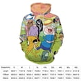 thumbnail image 2 of Adventure Time Jake The Dog Mens Womens Novelty Hoodie 3D Print Pullover Hooded Long Sleeve Sweatshirts Tops Blouse with Pocket, 2 of 8