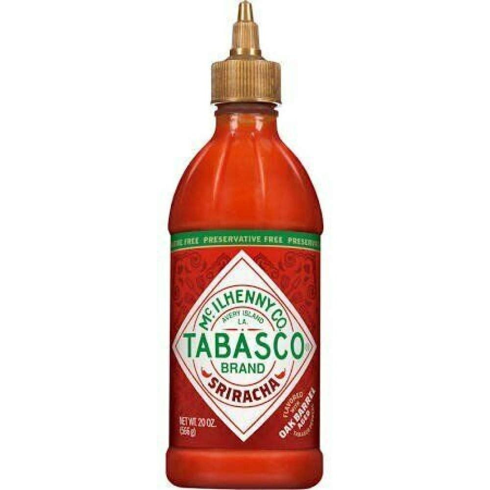 Tabasco Sriracha Sauce 20 Ounce Plastic Bottle