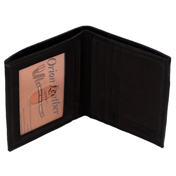 Paul&Taylor Mens Compact Bifold Wallet RFID Protection Genuine Leather
