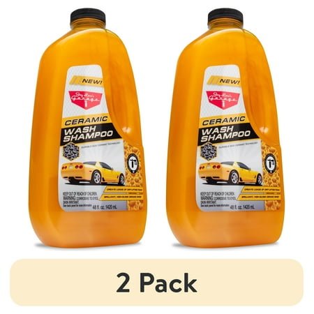 (2 pack) Jay Leno's Garage Ceramic Wash Shampoo (48 oz) - Clean, Protect & Boost Shine
