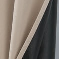 thumbnail image 4 of Barron Blackout Window Curtain Grommet Panel 90" Beige, 4 of 5