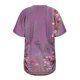 thumbnail image 4 of Tops Cortos para Mujeres, Cintura Plisada Cuello Redondo Tamaño Grande Camiseta de Manga Corta Top Casual Hecha de Estante de Imitación, Camisetas Casuales de Mujer, 4 of 6