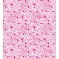 thumbnail image 3 of Botanical Duvet Cover Set, Love Flowers Doodle with Heart Shapes Leaves and Blossom Petals Motif, Decorative 3 Piece Bedding Set with 2 Pillow Shams, King Size, Pink and Dark Coral, by Ambesonne, 3 of 3