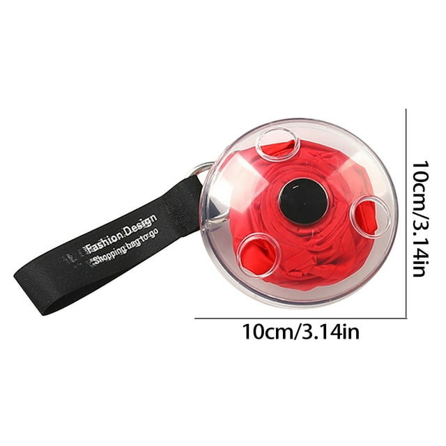 Reusable Shopping Bags Portable and Multifunctional Small Circular Folding Bag Supermarket Telescopic Storage Shopping Bag Convenient Storage Bag Rotary Table Small Folding Table