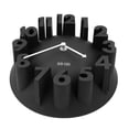 thumbnail image 1 of Ounissouiy Puntero de reloj Dido, reloj de pared con número 3D, decoración de reloj de pared para oficina en casa, suministros de regalo DIY Decoración del hogar Negro, 1 of 1
