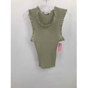 Pre-Owned GILI Green Size Large Tank Top