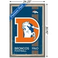 thumbnail image 2 of NFL Denver Broncos - Retro Logo 14 Wall Poster, 22.375" x 34", 2 of 4