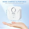 thumbnail image 4 of Geevon 2 Pack Water Leak Detectors for Home, 100dB Loud Water Sensor Alarm Leak Detectors with Drip Alert for Kitchen, Basements, Laundry Rooms, IP56 Waterproof(Battery Included), 4 of 9